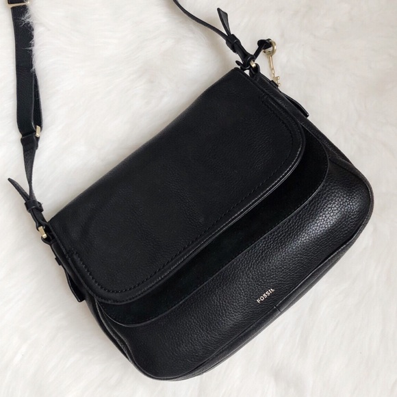 Fossil Handbags - Fossil • Peyton Black Crossbody Bag